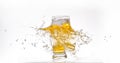 Exploding Beer Glass Royalty Free Stock Photo