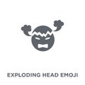 Exploding Head emoji icon from Emoji collection.