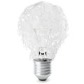 Exploding light bulb on white background. 3D Rendering