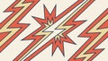 Exploding Lightning Bolt Geometric Pattern, Dynamic Energy, vector design Generative AI Royalty Free Stock Photo