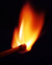 Exploding match Royalty Free Stock Photo