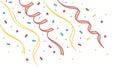 Exploding Party Popper Icon with Streamers & Confetti, vector design Generative AI Royalty Free Stock Photo