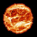 Exploding Planet Royalty Free Stock Photo