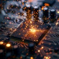Exploding quantum bits in a technological setting