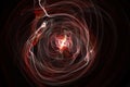 Exploding supernova , forminng of nebula. Black hole in the center of galaxy. Big bang concept. Supernova Blast in Space. The