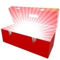 Exploding Toolbox Royalty Free Stock Photo