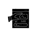 Exploit olor line icon. Pictogram for web page, mobile app, promo.