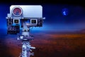 Exploration Space Rover Perseverance ,camera for shooting on the planet Mars.Elements of this image furnished by NASA 3D Royalty Free Stock Photo