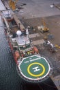 Exploration Vessel the CSO Marianos at Marine terminal wharf, Victoria, Australia