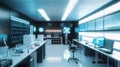 Explore advanced health risk analysis in a modern laboratory under cinematic lighting for enhanced data interpretation