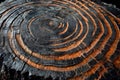 Explore Aged Wood Surface with Tree Ring Design and Organic Feel, Nature Texture Royalty Free Stock Photo