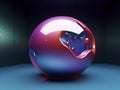 Explore AI-generated art that bends light & color, blending quantum wave-tracing, v-ray tracing, and futuristic design for a capti