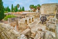 Archaeological site and Arab Baths of Alcazar, Jerez, Spain
