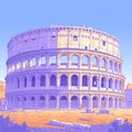 Explore Ancient Rome at The Colosseum Royalty Free Stock Photo