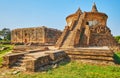 Explore ancient ruins of Ava temples, Myanmar Royalty Free Stock Photo