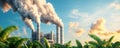 Explore a biomass plant implementing smart fuel systems, reducing biomass emissions efficiently This eco-friendly fuel tech