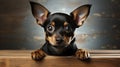 Adorable Small Chihuahua Dog: Cute Canine Companion in High-Quality Stock Photo for Pet Lovers and Animal Enthusiasts.