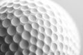 Explore Close Up of Golf Ball Pattern and Aerodynamics In Action Concept Royalty Free Stock Photo