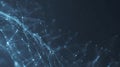 Abstract digital network connection background futuristic technology concept scientific structure illustration Royalty Free Stock Photo