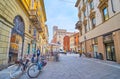 Explore Corso Vittorio Emanuele II, on April 6 in Piacenza, Italy