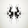 Abstract Inkblot Rorschach Test - Psychology Concept Art