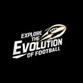 Explore the evaluation of football logo