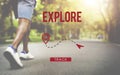 Explore Experience Journey Travel Trip Vacation Concept Royalty Free Stock Photo