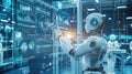 Explore the future how a state-of-the-art smart factory automates manufacturing processes with cutting-edge technology