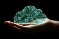 Exploring future trends in cloud computing innovative digital space technology visuals