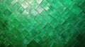 Explore Green Woven Texture with Square Pattern, Abstract Design And Modern Art Royalty Free Stock Photo