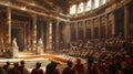 Roman Senate: Intriguing Painting of Ancient Rome\'s Political Center