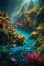 Mystical Seabed Haven: Unveiling the Underwater Village