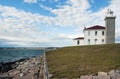 Explore Historic Watch Hill Light in Rhode Island Royalty Free Stock Photo