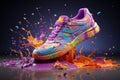 Explore the Holi tradition of colorful footwear