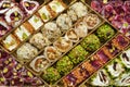 Explore the intricate craftsmanship of traditional Turkish sweets in mesmerizing slow-motion and detail-oriented macro