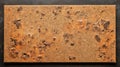 Natural Brown Cork Texture Background Long Rough Panel with Organic Patterns Royalty Free Stock Photo