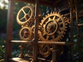 Harmony of Time: Mechanical Clocks and Gears in Nature