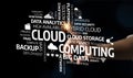 Cloud Computing Concepts and Innovations Featuring Data Storage, Analytics, Security, and Backup Strategies for Modern Royalty Free Stock Photo