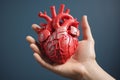 3D printed human heart, a breakthrough in medical technology, Generative AI