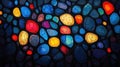 Explore the mesmerizing interconnectedness of abstract art with interwoven pathways representing the dynamics of adaptability and