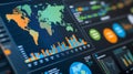 Global Commerce Dashboard Displaying Sales Analytics and Trends