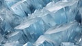 Icy Crystal Cave Seamless Texture. AI Generate