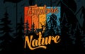 Explore nature camping t shirt design