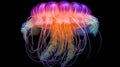 Explore the Ocean\'s Depths with Mesmerizing Jellyfish in Vibrant Neon Colors