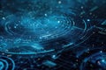 Explore the realm of futuristic digital interface with virtual data elements and HUD AIG62