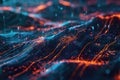 Explore the realm of futuristic digital interface with virtual data elements and HUD AIG62
