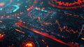 Explore the realm of futuristic digital interface with virtual data elements and HUD AIG62