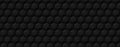 Modern Dark 3D Hexagon Pattern Background. Seamless Geometric Vector Illustration. Royalty Free Stock Photo