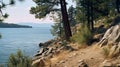 Stunning View Of Shelter Island From Flathead Lake