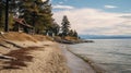 Stunning Waterfront View Of Flathead Lake And Shelter Island